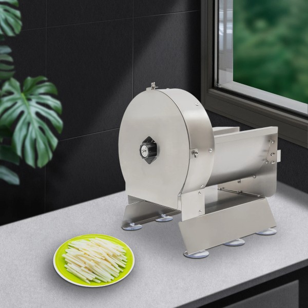 Unbranded Cabbage Shredder Silver Commercial Potato Slicer Fruit Vegetable Slicing