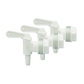Plastic Bottling Spigot Plastic Bucket Spigot Filler Spout Tap for Homebrew Wine Making PACK of 3