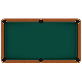 Accuplay 20 oz Pre Cut Pool Table Felt - Billiard Cloth Spruce Green for 7' Table