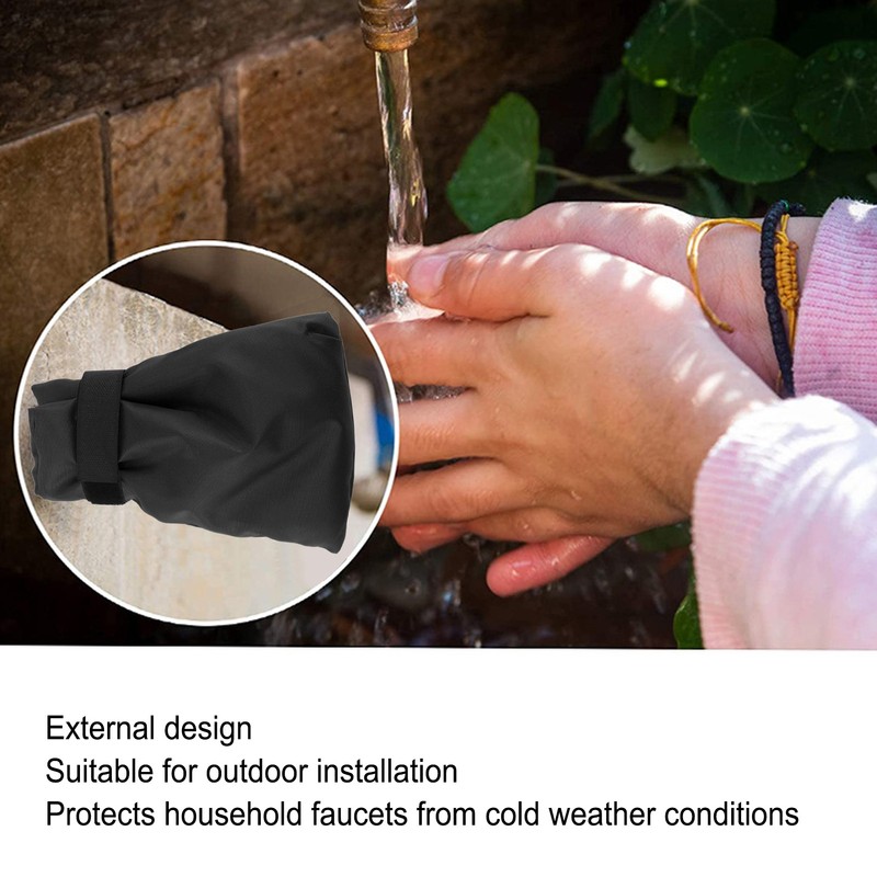 6pcs Tap Cover Thickened Freeze Protection Frost Protection Waterproof Outdoor