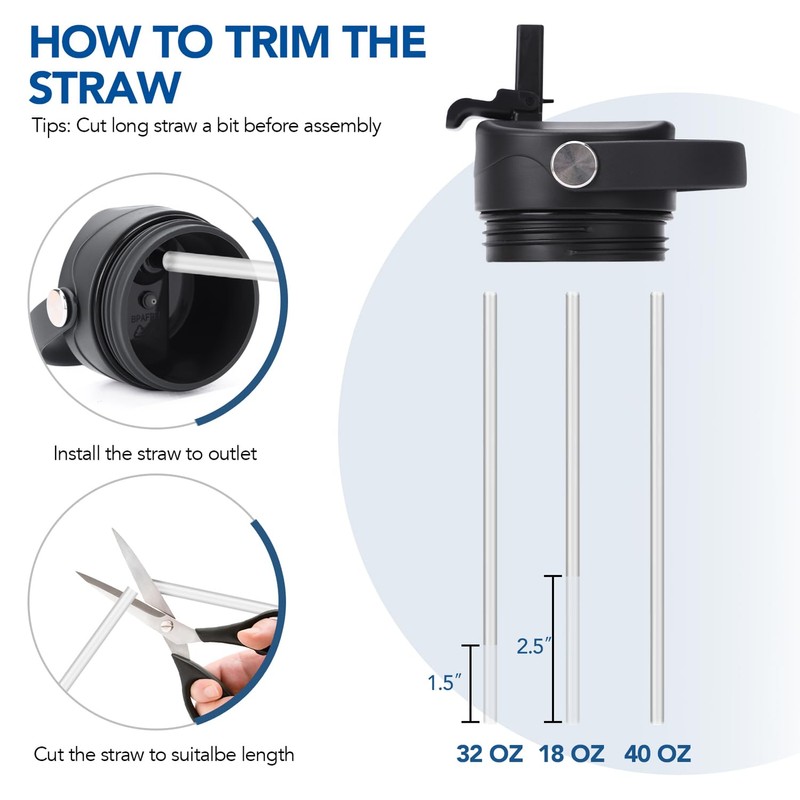 Straw lid for Yeti Rambler 18 26 36 64 oz,
