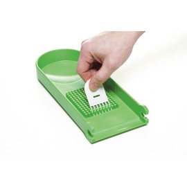 PrepWorks 3-Blade Dice & Slice Chopper – Multi-Function Vegetable and Fruit Cutter, Easy to Use, Stainless Steel Blades, BPA-Free