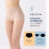 Lucien 15WFO219 Women's Girdle Shorts, Short Length, Small Belly Compression
