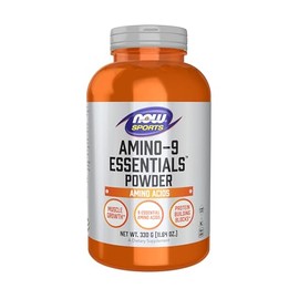 NOW Sports Amino-9 Essentials Powder,330-Grams                                                                                                        