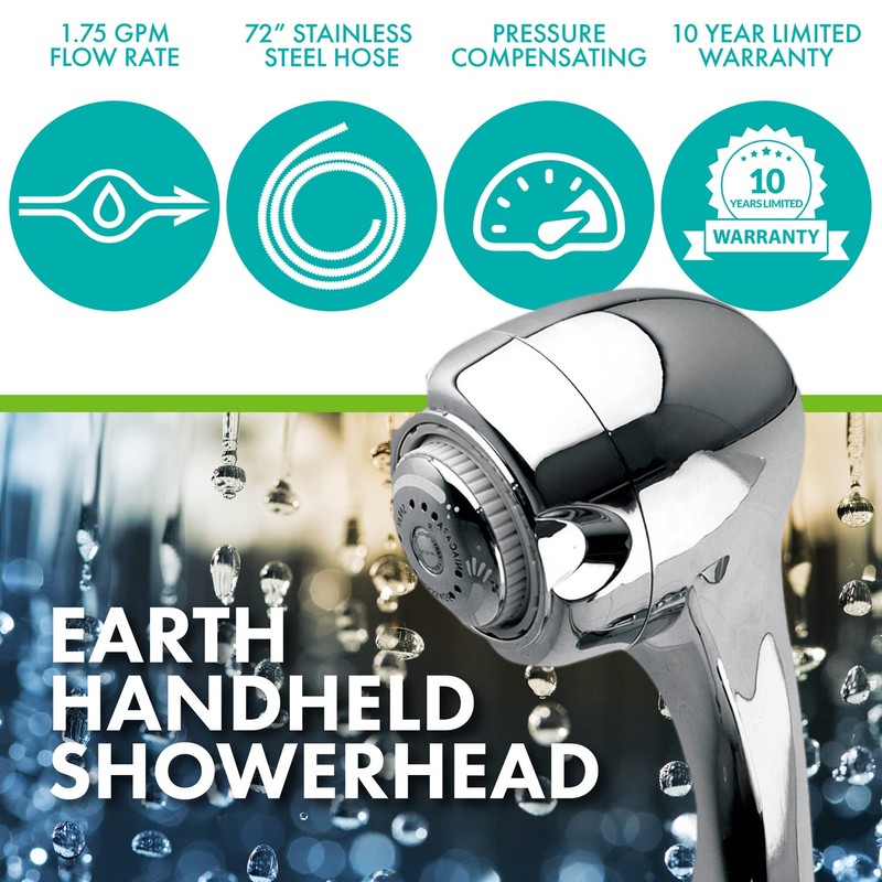 Earth Showerhead - Niagara Conservation | Energy & Water Saving