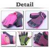 White Fang NT364 Gloves, Half Finger, Fitness, Training, Anti-Slip, Men's,