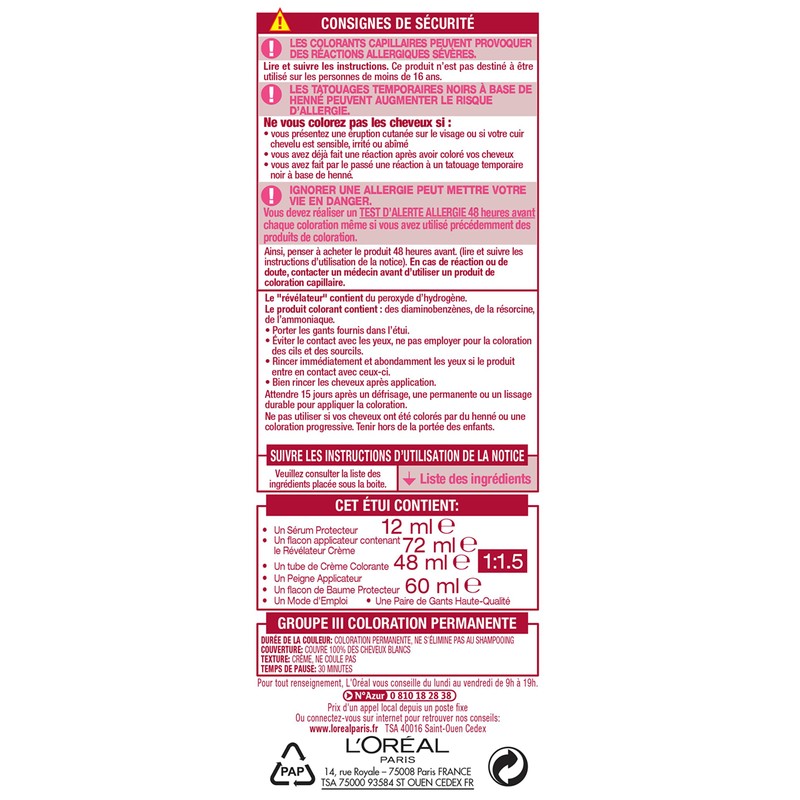 L'Oréal Paris Excellence Colouration Triple Care