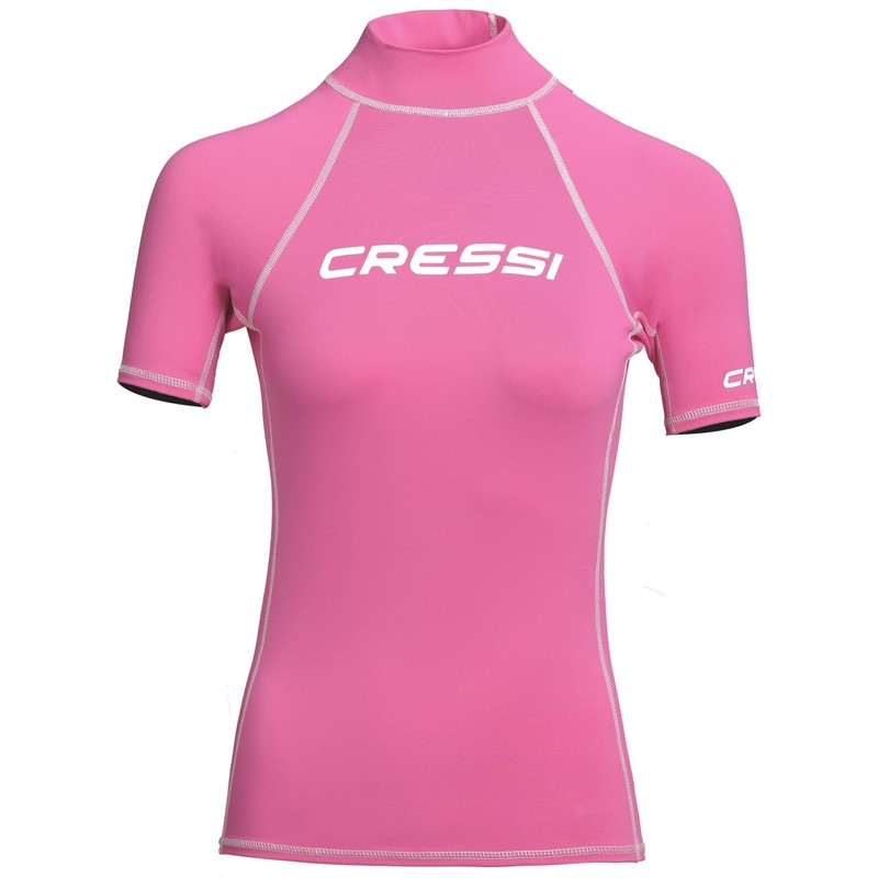 Cressi Women's Rash Guard, Pink, X-Large Size 5 UK