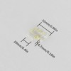 MIWISE 10mm Connectors Kit for 3-Pin CCT COB LED Strip,