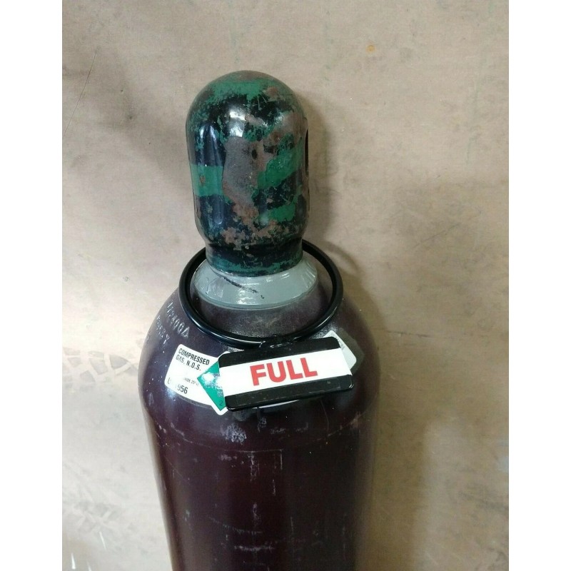 Pressurized Gas Cylinder identification tag Empty & Full, Hangs on