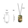 Camouflage Dog Tag Necklaces (4 dozen) - Bulk [Toy]