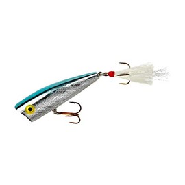 Rebel Lures P6503 Lures Magnum Pop R Fishing Lure (3-Inch, Silver/Blue)