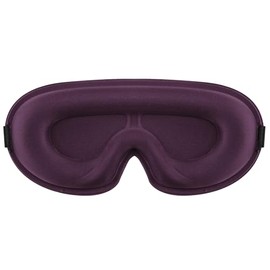 Blackout Sleep Mask for Women Men Zero Eye Pressure Eye Mask, Lycra Fabric 3D Ergonomic Design Eye Movement and Eyelash Friendly, Ultra Comfortable Blindfold for Sleeping (Purple)