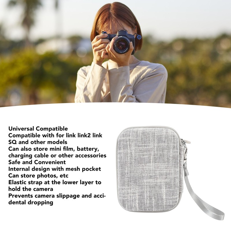 Portable Camera Case Waterproof Protective Hard Shell Universal Mini Camera