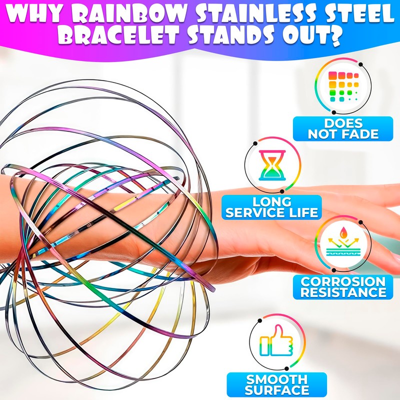 Magic Flow Ring – Fun Magic Ring, Mesmerizing Kinetic Toys,
