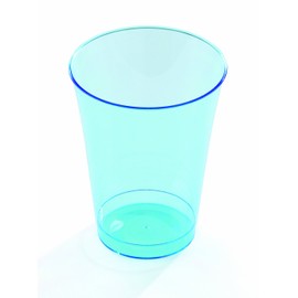Mozaik 10 Turquoise Blue Plastic Cups 200ml