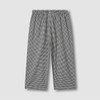 JAJU [JAJU] Women's Rayon Cotton Seersucker 3/4 Pajama Pants_Jet Black