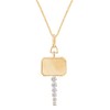 AFFY 14k Yellow Gold Plated Over Sterling Silver Cubic Zirconia