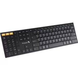 Ultra Left-Handed Wireless Keyboard Bluetooth 2.4G Ultra-Thin Rechargeable Silent NEW!