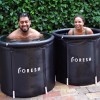 FORESH 105gal Ice Bath Cold Plunge Therapy Portable Inflatable icebath