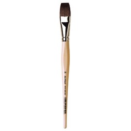 Da Vinci 991 Series Water Colour Brush Flat, 20, Squirrel Hair, Lacquered Wood, 25.5 x 2.2 x 30 cm