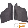 labwork 2pcs Door Armrest Replacement Cover Leather Replacement for Honda