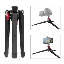 Mini Tripod, Small Tripod for DSLR Camera Video Camcorder, Camera Stand with 3/8 Inch Screw Hole, Load Up to 10kg, Adjustable Shooting, Enhanced Stability