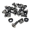 10pcs. M6 Rack Fixing Set, Captive Cage Nuts Bolts Screws