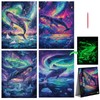 4 PCS Scratch Art brillante Painting,30x20cm,Un Painting de dibujo raspado