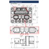 EGIS MT Series 12P Sealed Distribution Block w/Ground Busbar (3412B)