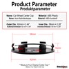 Rhinotuning 4 x 62mm Curious Cat Pattern Lettering ABS Material