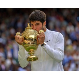 Champion 8x10 Photo CARLOS ALCARAZ Tennis Wimbledon French Open Champion Grand Slam
