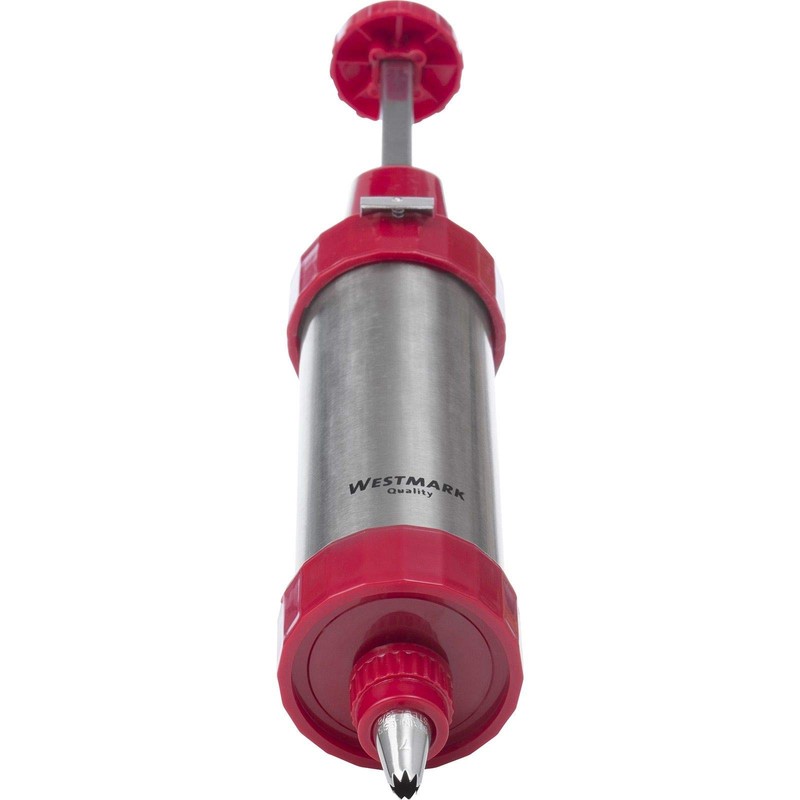 Westmark Pastry Press/Piping Syringe, with 8 Moulded Discs and 8