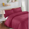 Casabella Luxurious Single Bedding with Satin Stripes, Hotel Quality Duvet