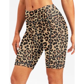 Bikewa Women's 4D Padded Bike Shorts Cycling Riding Road Biking Bicycle Cycle Shorts for Women Zipper Pockets