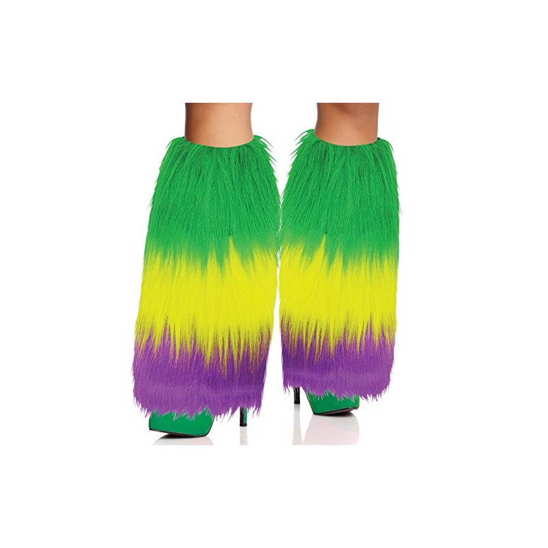 MARDI GRAS FURRY LEG COVERS