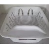 Essentials White Plastic Dish Drainer - 11.25'' x 13.75'' x