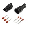BLACK MALE & FEMALE PAIR 2, 3 & 4 PIN/WAY