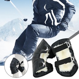 Winter Knee Brace | Ergonomic Adjustable Knee Pads | Warm Knee Brace, Wear-Resistant Knee Pads for Skiing Soccer Snowboarding