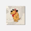 Unbranded Muttley Shy Cartoon 4'' X 4'' Square Wooden Coaster