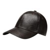 FREEBIRD99 Men's PU Leather Adjustable Winter Warm Baseball Cap Dad