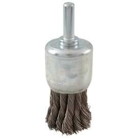 Surtek Carda copa trenzada alambre delgado 1-1/8" x 0.35 mm con zanco 1/4"