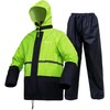 HANMENGXUAN Rain Suit High Visibility Reflective Work Rain Jacket Pants