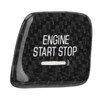 Engine Push to Start Button Cover Carbon Fiber Start Switch