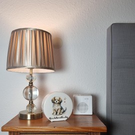 Cute Dog Money Box with Saying Life is Better with a Dog Small Cute Sitting Pet Figure