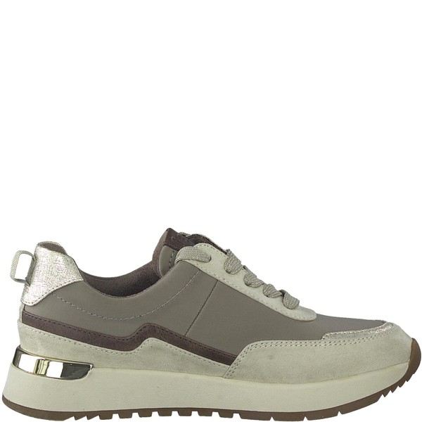 Jana Women's trainers, flat, elegant with laces and zip, width