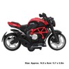 Alloy Motorcycle Model High Simulation Cool Sound Light Pull Back