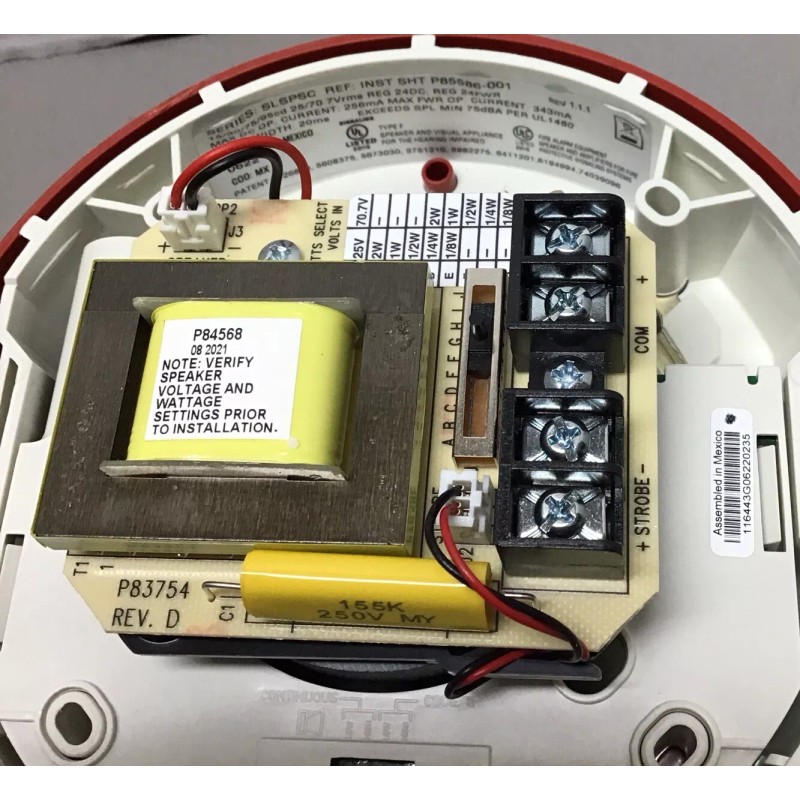 SIEMENS SLSPSCR-F Speaker-Strobe