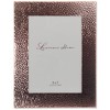 Lawrence Frames Hammered Polished Metal Photo Frame 5x7
