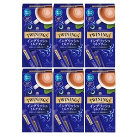 Twining English Milk Tea, 0.5 oz (13.8 g) x 5 Pages x 6 Boxes